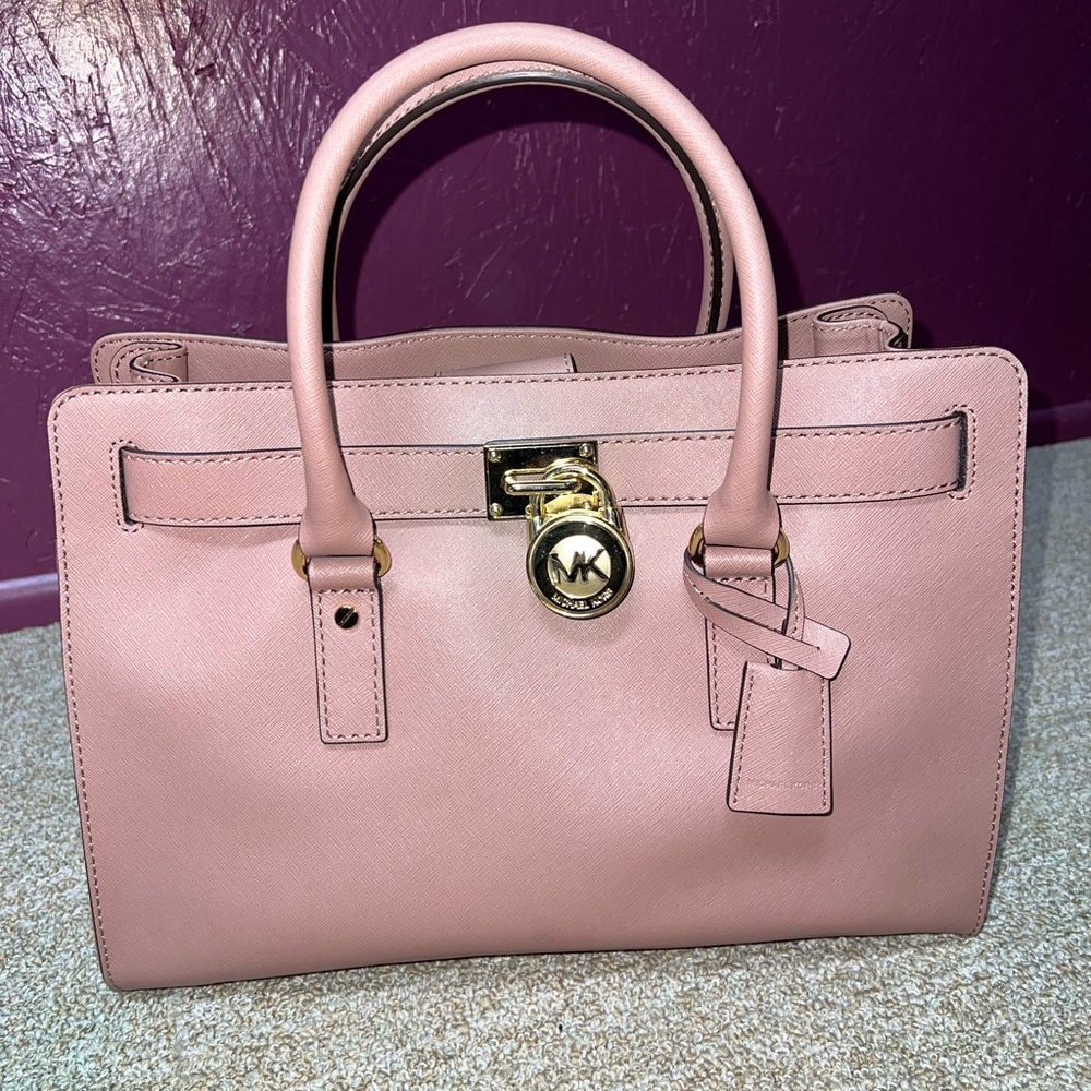 Michael Kors Blush Pink Hamilton Satchel